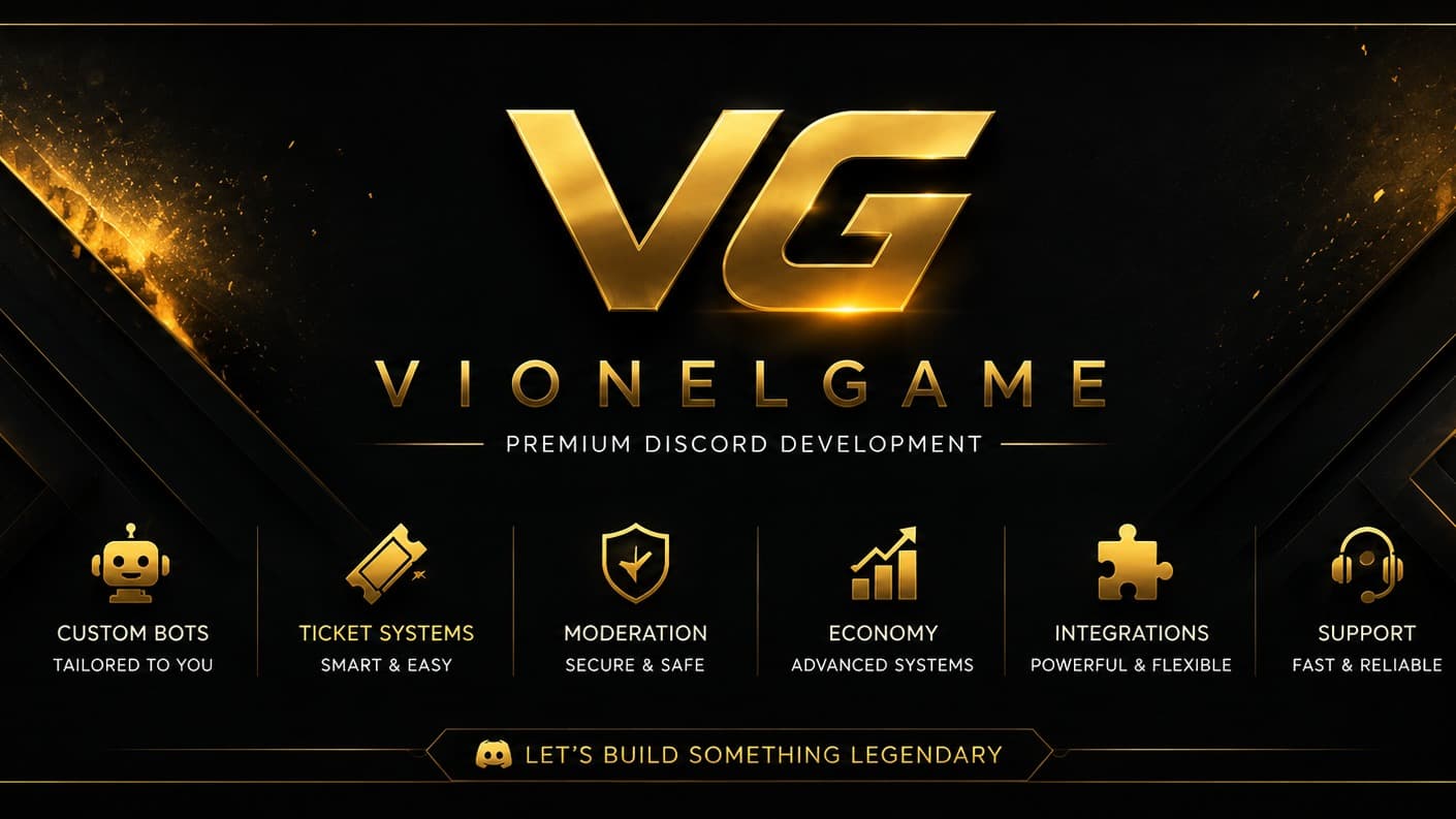 بنر سرور دیسکورد Vionelgame